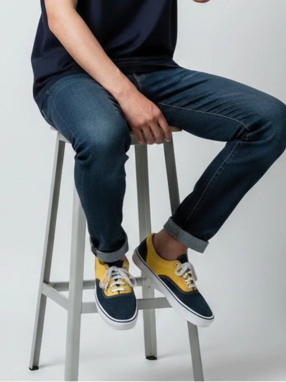 Vans Era ComfyCush In Blue & Yellow
